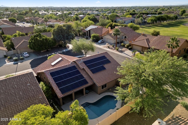 13361 N 99th Pl, Scottsdale, AZ 85260 - aerial view of residential area with a pool area