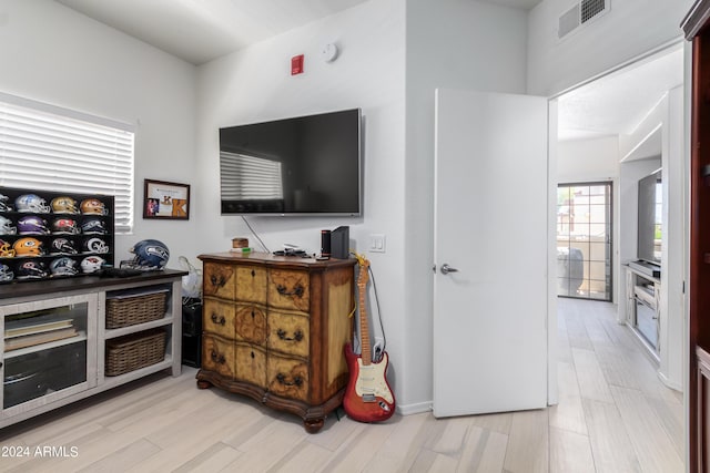 interior space featuring light hardwood / wood-style flooring