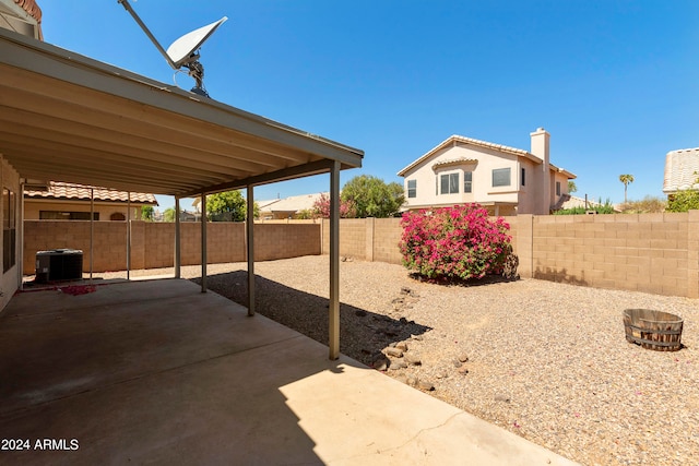 view of patio / terrace featuring cooling unit