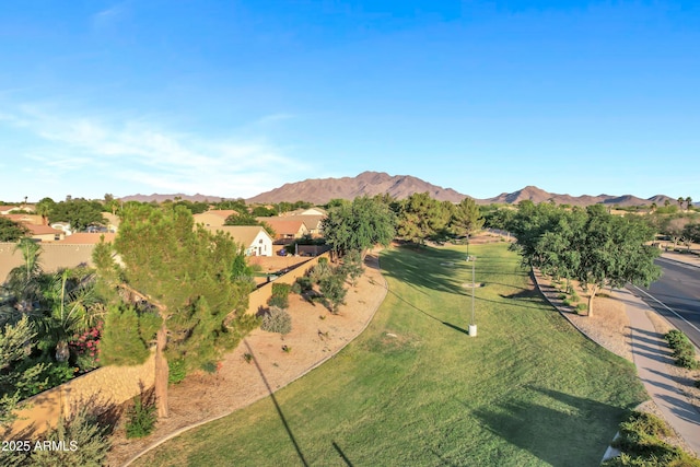 4493 E Desert Sands Dr, Chandler, AZ 85249 - aerial overview of property's location featuring a mountain backdrop