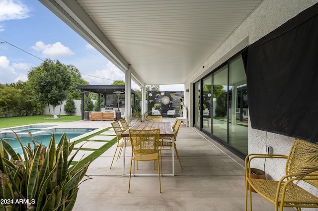 view of patio