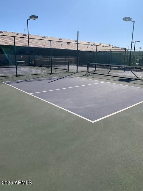 view of sport court