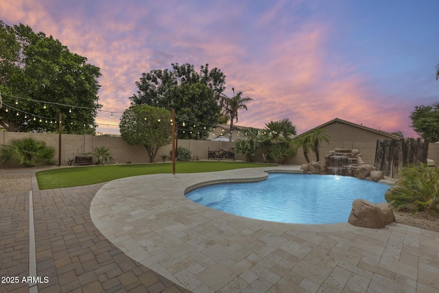 4041 W Hackamore Dr, Phoenix, AZ 85083 - view of swimming pool featuring a patio area and a fenced backyard