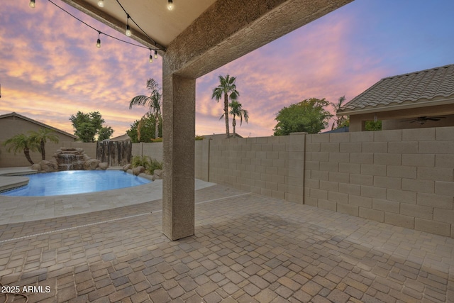 4041 W Hackamore Dr, Phoenix, AZ 85083 - view of swimming pool with a fenced backyard and a patio