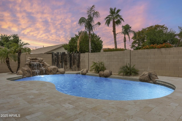 4041 W Hackamore Dr, Phoenix, AZ 85083 - view of pool featuring a fenced backyard and a patio area