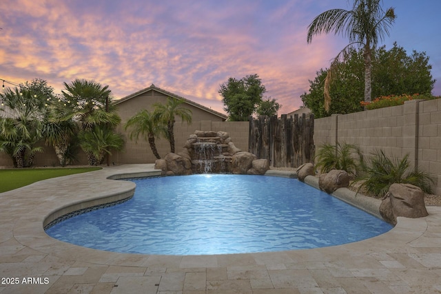 4041 W Hackamore Dr, Phoenix, AZ 85083 - view of swimming pool featuring a fenced backyard