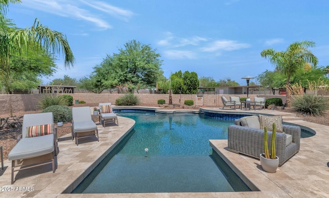12682 N 80th Pl, Scottsdale, AZ 85260 - view of pool with a patio and a fenced backyard