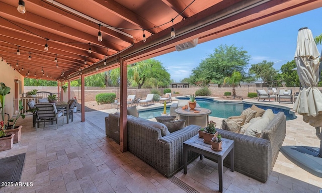 12682 N 80th Pl, Scottsdale, AZ 85260 - fenced backyard featuring outdoor dining space and a patio