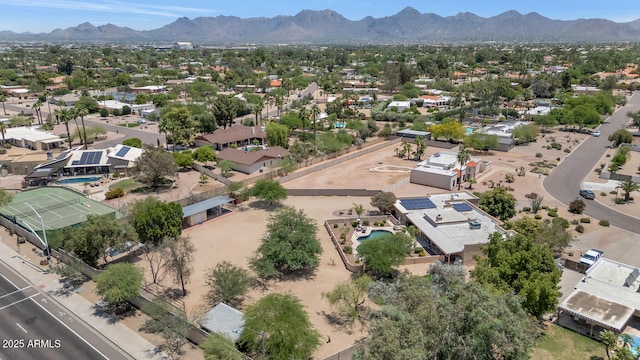 12682 N 80th Pl, Scottsdale, AZ 85260 - aerial view of residential area featuring a mountain backdrop