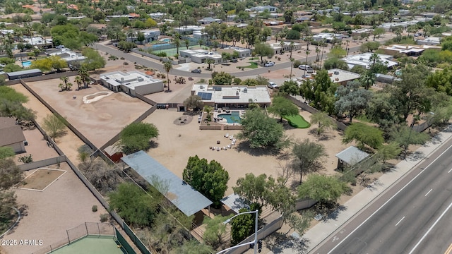 12682 N 80th Pl, Scottsdale, AZ 85260 - aerial view of residential area featuring a pool