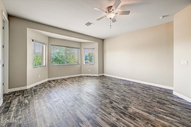 18207 W Sells Dr, Goodyear, AZ 85395 - spare room with wood finished floors, a ceiling fan, and a smoke detector