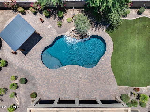 18207 W Sells Dr, Goodyear, AZ 85395 - view of swimming pool with a patio area