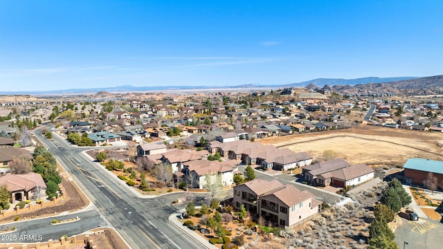 1899 Kensington Ct, Prescott, AZ 86301 - birds eye view of property with a mountain view and a residential view