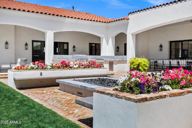 2339 E Virgo Pl, Chandler, AZ 85249 - view of patio with area for grilling
