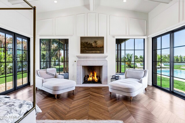 2339 E Virgo Pl, Chandler, AZ 85249 - sunroom / solarium with beam ceiling and french doors
