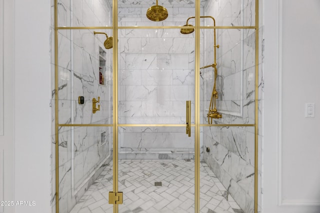 2339 E Virgo Pl, Chandler, AZ 85249 - full bathroom featuring a marble finish shower