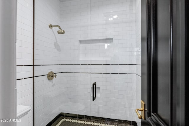 2339 E Virgo Pl, Chandler, AZ 85249 - bathroom featuring toilet and a stall shower