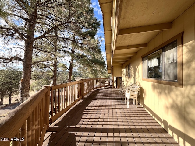 5408 Corda Ln, Show Low, AZ 85901 - view of deck
