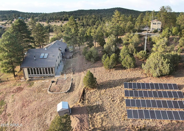 5408 Corda Ln, Show Low, AZ 85901 - birds eye view of property featuring a forest view