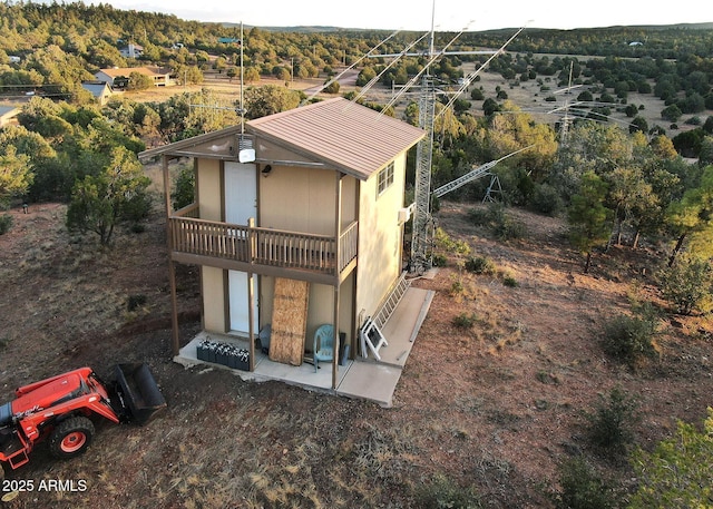5408 Corda Ln, Show Low, AZ 85901 - drone / aerial view with a wooded view