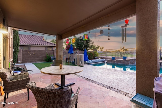 654 E Taylor Trl, San Tan Valley, AZ 85143 - fenced backyard featuring a patio area