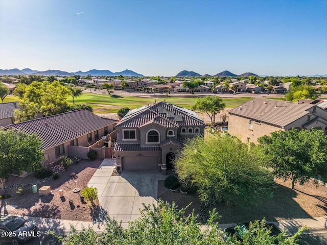 654 E Taylor Trl, San Tan Valley, AZ 85143 - aerial perspective of suburban area with mountains