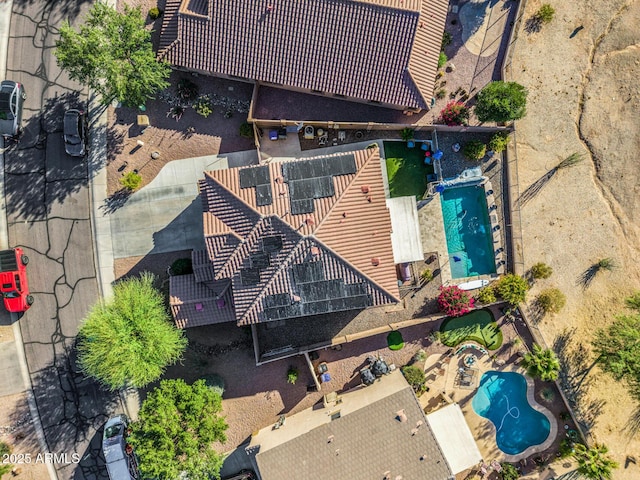 654 E Taylor Trl, San Tan Valley, AZ 85143 - view from above of property featuring a pool area