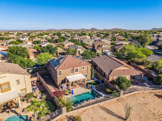 654 E Taylor Trl, San Tan Valley, AZ 85143 - aerial perspective of suburban area featuring a mountain backdrop