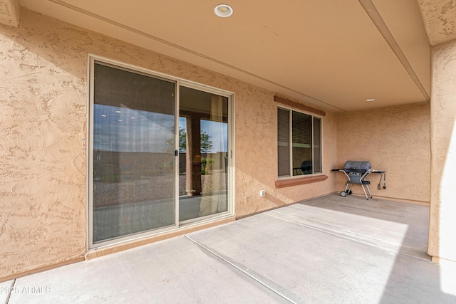 view of patio / terrace featuring area for grilling