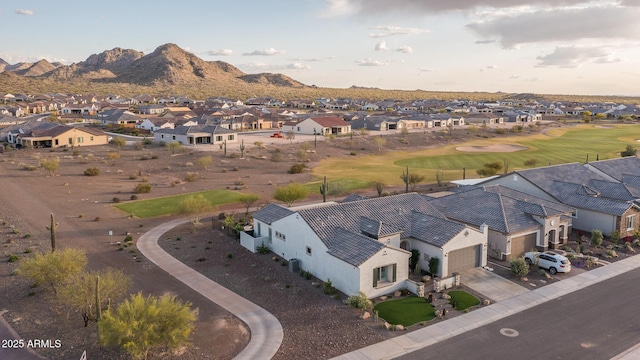 26673 W Ponderosa Ln, Buckeye, AZ 85396 - birds eye view of property with a residential view and a mountain view