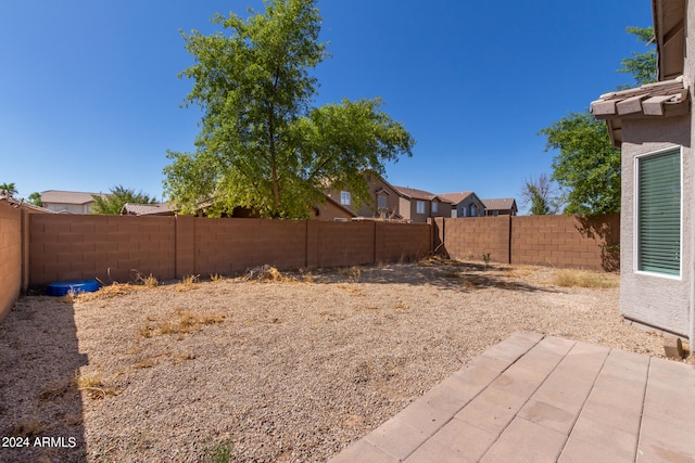 view of yard featuring a patio