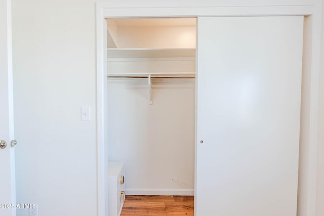 view of closet