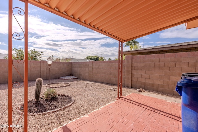 view of patio