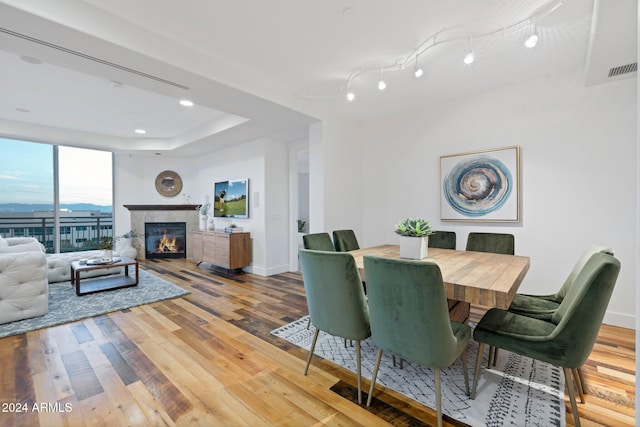 dining room featuring hardwood / wood-style floors