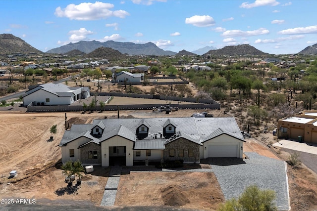 3323 N 81st St, Mesa, AZ 85207 - aerial perspective of suburban area with a mountainous background