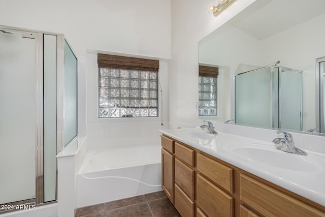2268 S 162nd Ln, Goodyear, AZ 85338 - full bathroom with a garden tub, a stall shower, and a sink