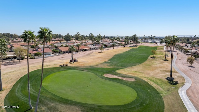 view of community featuring a residential view and golf course view