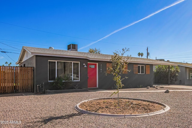 view of ranch-style home