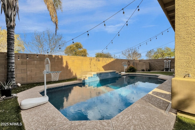 view of pool