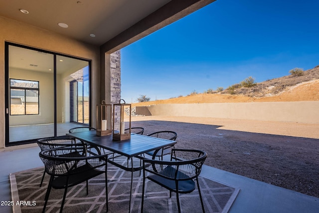 view of patio