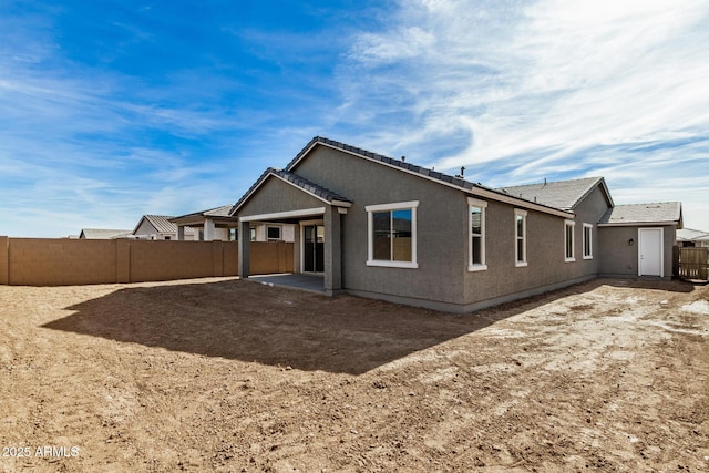 view of rear view of property