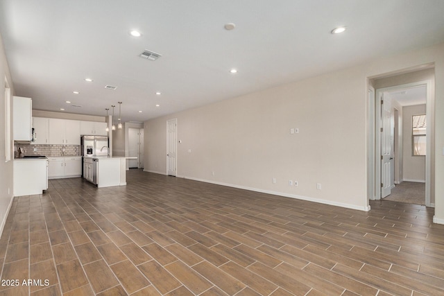 view of unfurnished living room