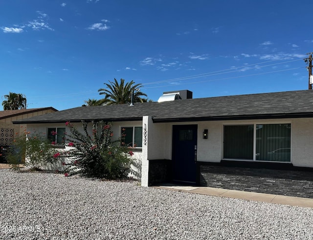 view of ranch-style home