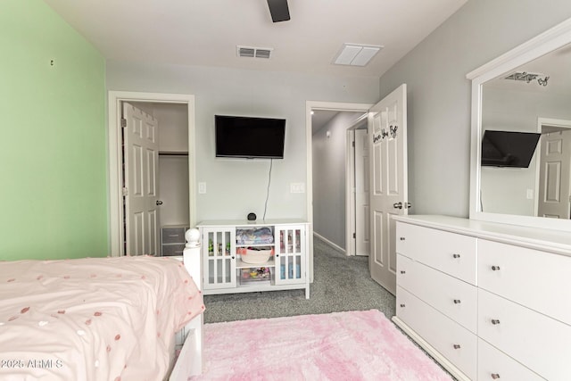 7858 W Fetlock Trl, Peoria, AZ 85383 - carpeted bedroom with ceiling fan