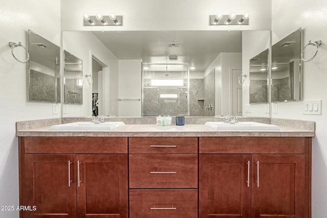 7858 W Fetlock Trl, Peoria, AZ 85383 - full bath with double vanity and a shower