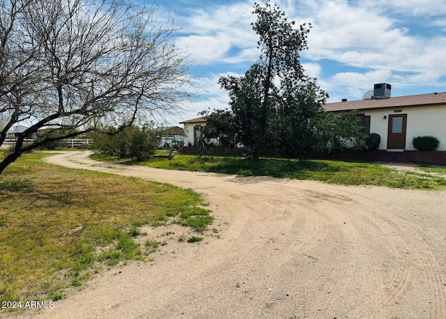 view of road