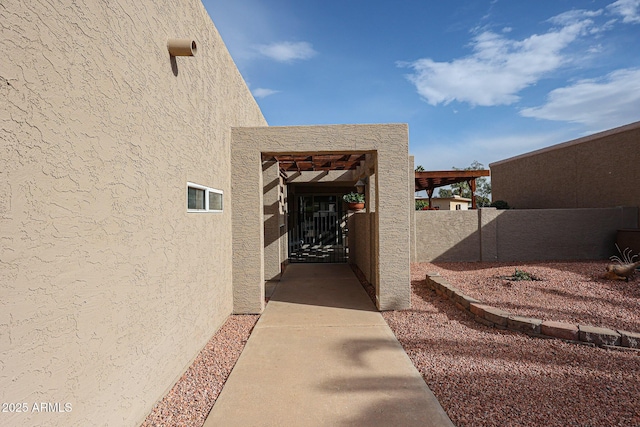 view of property entrance