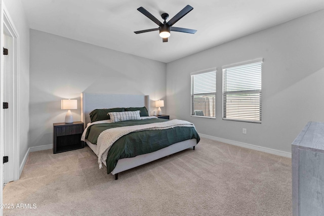 27510 N 30th Ln, Phoenix, AZ 85083 - bedroom featuring baseboards, carpet flooring, and ceiling fan