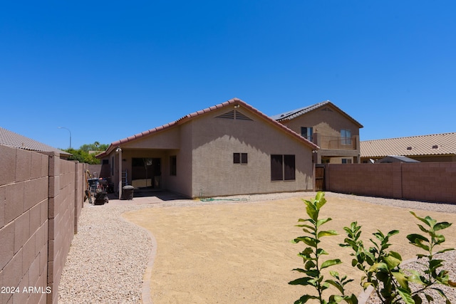 view of rear view of house