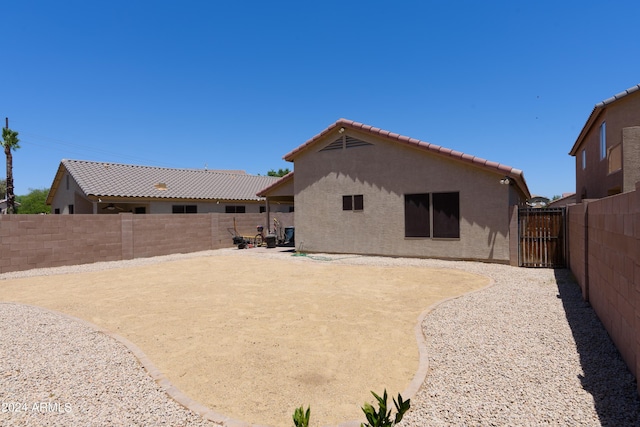 view of rear view of property